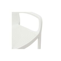TOOMAX Καρέκλα Κήπου 56.5x58x84cm Βάρος 3.49kg SIROLO Λευκή Grey Ιταλίας