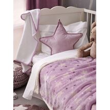 Palamaiki Κουβέρτα Λίκνου Flannel Fleece 80x90 SKY GIRL Μωβ