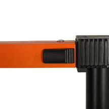 VESTA Τηλεσκοπική Σκάλα 2.7m Μεταλλική με 7 Σκαλιά Βάρος 7kg MAX Αντοχή 150kg EN131