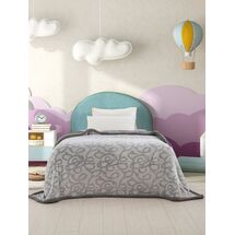 Palamaiki Κουβερτα Fleece Μονή Φωσφοριζέ 160x220 TRIP Γκρι