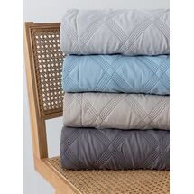 Palamaiki Σετ Κουβερλί μονό 160x240 IFIGENEIA DENIM Γαλάζιο