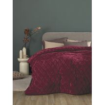 Palamaiki Κουβερτοπάπλωμα Μονό 160x240 NADINE/5 BORDO Μπορντώ