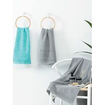 Palamaiki Πετσέτα Χεριών Towels Collection 30x50 ROKE GREY Γκρι