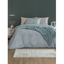 Palamaiki Σετ Υπέρδιπλα Σεντόνια Fashion Life 240x260 FL6280 Χωρίς Λάστιχο Γαλάζιο