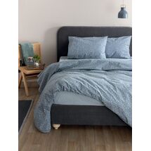 Palamaiki Σετ Υπέρδιπλα Σεντόνια Fashion Life 240x260 FL6290 Με Λάστιχο Μπλε