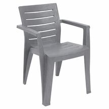 TOOMAX MAREA Καρέκλα Κήπου Στοιβαζόμενη 58.5x61.5x79cm Βάρος 4.03kg Όψη Φυσικού Ξύλου Warm GREY Ιταλίας