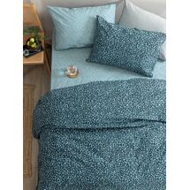 Palamaiki Σετ Μονά Σεντόνια Fashion Life 170x265 FL6300 Με Λάστιχο Μπλε