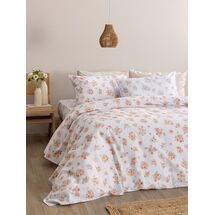 Palamaiki Σετ Υπέρδιπλα Σεντόνια Fashion Life 240x260 FL6295 Με Λάστιχο Λευκό