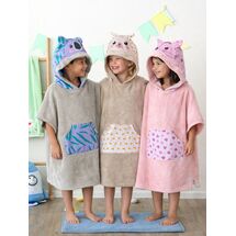 Palamaiki Παιδική πετσέτα με κουκούλα 70x120 KITTY Ροζ