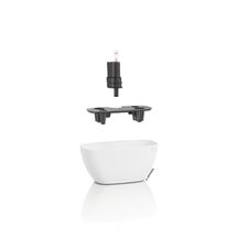 LECHUZA Navio Color 10 Επιτραπέζια Γλάστρα 29x14x14cm Αυτοποτιζόμενη με Δοχείο Φύτευσης ΛΕΥΚΗ Γερμανίας