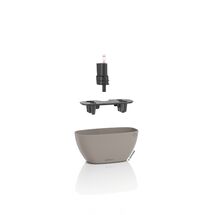 LECHUZA Navio Color 10 Επιτραπέζια Γλάστρα 29x14x14cm Αυτοποτιζόμενη με Δοχείο Φύτευσης Sand Brown Γερμανίας