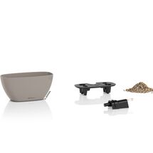 LECHUZA Navio Color 20 Επιτραπέζια Γλάστρα 39x19x18cm Αυτοποτιζόμενη με Δοχείο Φύτευσης Sand Brown Γερμανίας