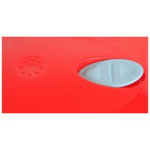 BAMA Ιταλίας Τάπερ-Φαγητοδοχείο 22.5x15.5x9.5cm Ορθογώνιο με Βαλβίδα 2lt Διάφανο Κόκκινο Καπάκι