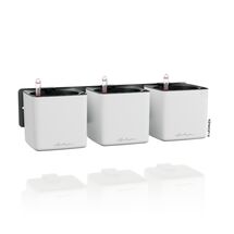 LECHUZA Green Wall Premium Επιτοίχια Γλάστρα 48x6x14cm Αυτοποτιζόμενη με Εσωτερικά Δοχεία Λευκή Mατ Γερμανίας