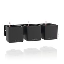 LECHUZA Green Wall Premium Επιτοίχια Γλάστρα 48x6x14cm Αυτοποτιζόμενη με Εσωτερικά Δοχεία Basalt Grey Mατ Γερμανίας