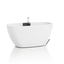 LECHUZA Navio Color 10 Επιτραπέζια Γλάστρα 29x14x14cm Αυτοποτιζόμενη με Δοχείο Φύτευσης ΛΕΥΚΗ Γερμανίας