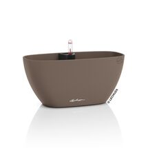 LECHUZA Navio Color 10 Επιτραπέζια Γλάστρα 29x14x14cm Αυτοποτιζόμενη με Δοχείο Φύτευσης Nutmeg Γερμανίας