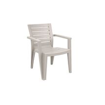 TOOMAX MAREA Καρέκλα Κήπου Στοιβαζόμενη 58.5x61.5x79cm Βάρος 4.03kg Όψη Φυσικού Ξύλου Warm GREY Ιταλίας