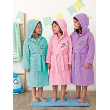 Palamaiki Μπουρνούζι με Κουκούλα Kids Bath CUTE LILAC 8-10 Μωβ