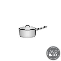 TRAMONTINA Κατσαρολάκι Solar Induction Ø18x11.3cm 1.4L Ανοξείδωτο Ατσάλι με Τριπλή Βάση & Καπάκι 0.9kg