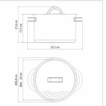 TRAMONTINA Κατσαρόλα Ζυμαρικών Solar Induction Ø24x21.6cm 7.7L Ανοξείδωτο Ατσάλι με Τριπλή Βάση & Καπάκι Στραγγίσματος 2.4kg
