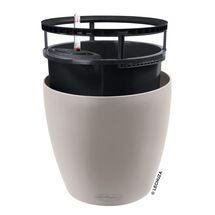 LECHUZA Classico Color LS 50 Επιτραπέζια Γλάστρα Ø49x46cm Αυτοποτιζόμενη με Δοχείο Φύτευσης Sand Brown Ματ Γερμανίας