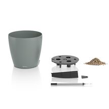 LECHUZA Classico ECO 50 Επιδαπέδια Γλάστρα Ø49x46cm Αυτοποτιζόμενη Light Grey Γερμανίας