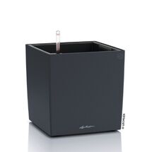 LECHUZA Cube Color 40 Επιδαπέδια Γλάστρα Κύβος 40x40x40cm Αυτοποτιζόμενη με Δοχείο Slate Γερμανίας