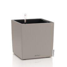 LECHUZA Cube Color 40 Επιδαπέδια Γλάστρα Κύβος 40x40x40cm Αυτοποτιζόμενη με Δοχείο Sand Brown Γερμανίας