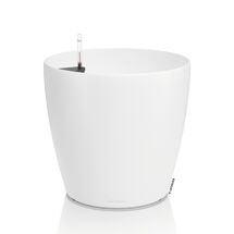 LECHUZA Classico 50 Επιδαπέδια Γλάστρα Ø50x46cm Αυτοποτιζόμενη Λευκή Γερμανίας