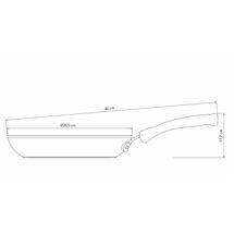 TRAMONTINA Τηγάνι Αντικολλητικό Monaco Ø26.9x11.2cm 2L Αντοχή Starflon Premium 0.90kg