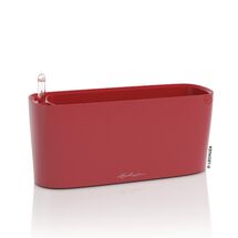 LECHUZA Delta20 Επιτραπέζια Γλάστρα 40x14.6x18cm Αυτοποτιζόμενη με Δοχείο Φύτευσης Κόκκινη Ματ Γερμανίας RedDot Award 2009/Designpreis Deutchland 2010