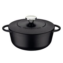 TRAMONTINA Μαντεμένια Κατσαρόλα Trento Induction Ø24cm 4L με Εμαγιέ Εξωτερικό & Αντικολλητική Επίστρωση Starflon Excellent 3.8kg