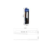TRAMONTINA Μαχαίρι Santoku με Λεία Λεπίδα 18cm ("7") και Ξύλινη Χειρολαβή Century Wood