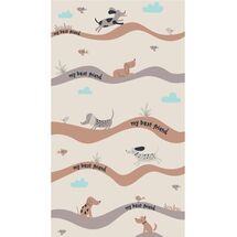 Palamaiki Πετσέτα Θαλάσσης Beach Collection 90x160 NM20 Καφέ