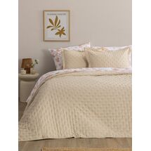 Palamaiki Κουβερλί King size 260x240 NICO/2 BEIGE Μπεζ
