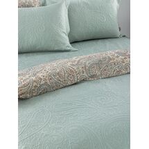 Palamaiki Κουβερλί ημίδιπλο 160x240 ELLA JADE Πράσινο