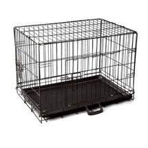 VESTA Συρμάτινο Κλουβί Περιορισμού και Περίφραξης Crate XSmall 52.5x36.5x42cm 3.3kg Μεταλλικό - Πλαστικό Μαύρο