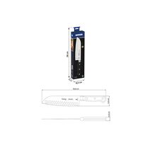 TRAMONTINA Μαχαίρι Santoku 18cm (7") με Μαύρη Πολυανθρακική Λαβή Century