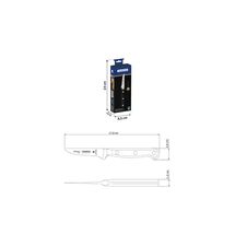 TRAMONTINA Century Μαχαίρι Φρούτων & Λαχανικών Inox 7.6cm με Μαύρη Λαβή Polycarbonate