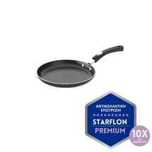 TRAMONTINA Τηγάνι Pancake Monaco με Αντικολλητική Επίστρωση Starflon Premium Ø22.6x7.4cm - 0.8lt Μαύρο