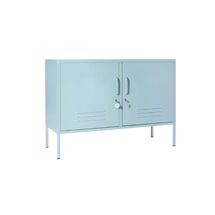 STEELEN COLOR Μεταλλικός Μπουφές 100x40x70cm Πάχους 0.7mm Εσωτερικού Χώρου με Πόδια Baby Blue