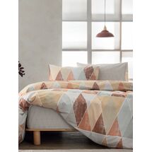 Palamaiki Σετ Παπλωματοθήκη Υπέρδιπλη Fashion Life 230x250 FL6311 Εμπριμέ