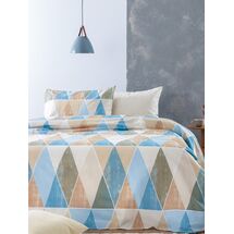 Palamaiki Σετ Παπλωματοθήκη Υπέρδιπλη Fashion Life 230x250 FL6312 Εμπριμέ
