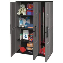 ARTPLAST Ιταλίας Πλαστική Ντουλάπα 23kg 102x37x163cm STRONG 3φυλλη 5 Χώρων (Μεταλλικοί Μεντεσέδες) FREELINE