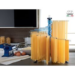 Marcato Στεγνωτήρι Ζυμαρικών Design με 16 Ράβδους MAX Αντοχή 2kg Βάση Αλουμινίου-Πλαστικοί Ράβδοι Μπλε