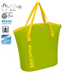 GIOSTYLE ITALY Ισοθερμική Τσάντα 41.5x17.5x38.5cm Πάχος 4mm 16lt Πολυεστέρας 70D MAX Απόδοση 10 Ώρες Πιστοποίηση REACH S-BAG Πράσινο-Κίτρινο