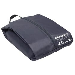 ORDINETT ITALY Τσάντα Ταξιδιών για Υποδήματα 22x38x14cm 12lt Πολυεστέρας SHOE BAG Γκρι Σκούρο