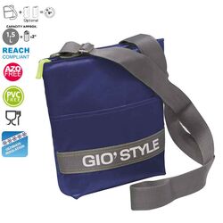 GIOSTYLE ITALY Ισοθερμική Τσάντα Ώμου 20x5.5x26cm Πάχος 10mm 1.5lt  Πολυεστέρας 420D MAX Απόδοση 9 Ώρες Πιστοποιήσεις Azo FREE/REACH SHOULDER BAG VELA Μπλε