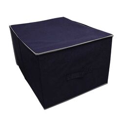 Κουτί Αποθήκευσης Ρούχων 33x40x18cm 24lt TNT Μπλε Σκούρο